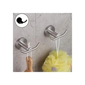 GERZ Gancho doble para toalla de baño acero inoxidable_4