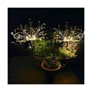 Luces solares de jardín luces solares con forma de fuegos_5