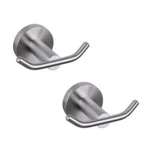 GERZ Gancho doble para toalla de baño acero inoxidable_1
