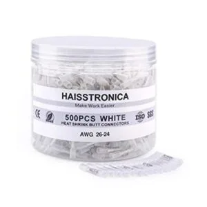 Haisstronica 500 conectores blancos termocontraíbles 2624_1