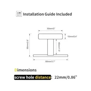 GERZ Gancho doble para toalla de baño acero inoxidable_6