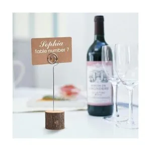 Toncoo 10 soportes para tarjetas de madera de alta calidad_3