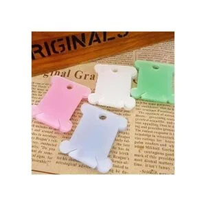 230 bobinas de hilo de plástico de colores con enrollador