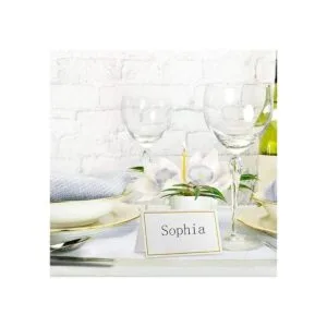 Toncoo 100 tarjetas de mesa de alta calidad tarjetas de