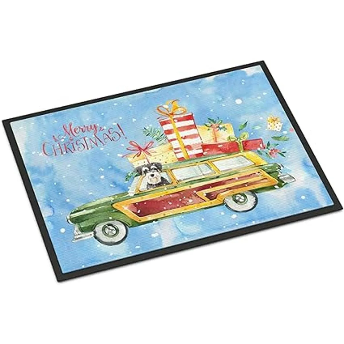 Carolines Treasures CK2415MAT Feliz Navidad Schnauzer