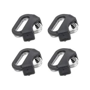 FotoTech 4 piezas de acero inoxidable con anillo para_1