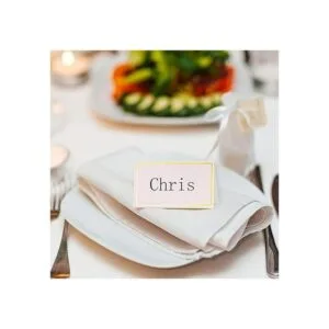 Toncoo 100 tarjetas de mesa de alta calidad tarjetas de