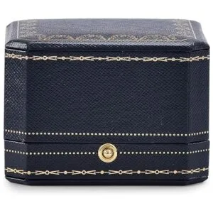 Oirlv Caja de anillo de compromiso Noble Caja de regalo de_4