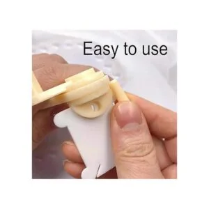 230 bobinas de hilo de plástico de colores con enrollador