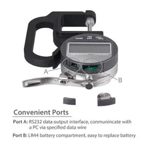 Neoteck Medidor de grosor digital de 1 pulgadas1.000 in_4