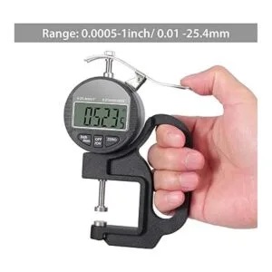 Neoteck Medidor de grosor digital de 1 pulgadas1.000 in_2