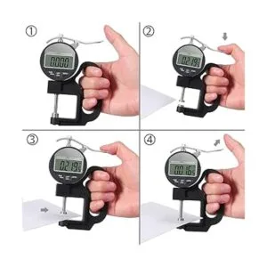 Neoteck Medidor de grosor digital de 1 pulgadas1.000 in_5