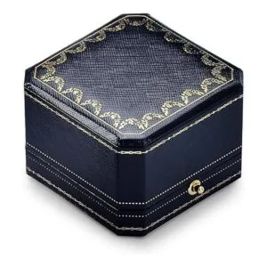 Oirlv Caja de anillo de compromiso Noble Caja de regalo de_6