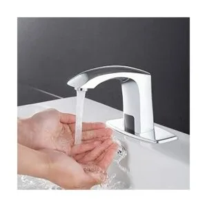 HHOOMMEE Grifo automático sin contacto para baño con_4
