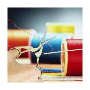 Acronde 2 tijeras de costura vintage con forma de cigeña