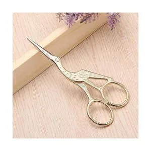 Acronde 2 tijeras de costura vintage con forma de cigeña