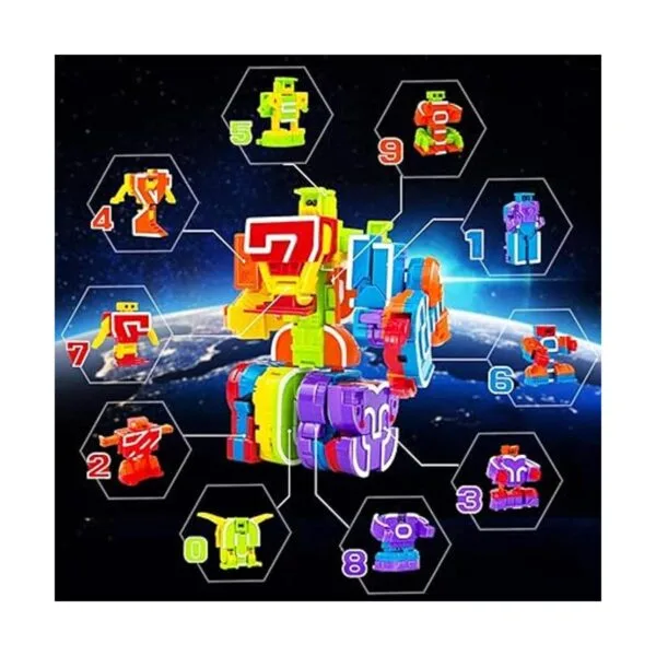 Lydaz Juguetes de matemáticas para niños robots de_3
