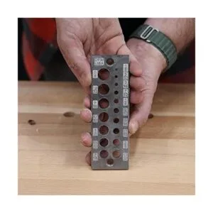 DFM A2 Placa de acero con 17 agujeros 17 agujeros_2