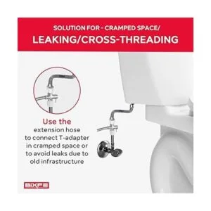 THU9090R Extensión de manguera de 6 pulgadas para TOTO