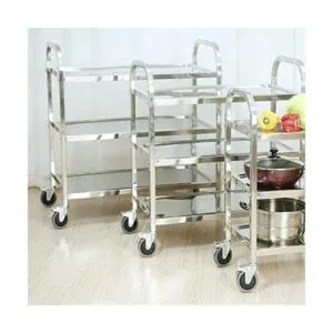 Nisorpa Carrito utilitario de acero inoxidable de 3_5