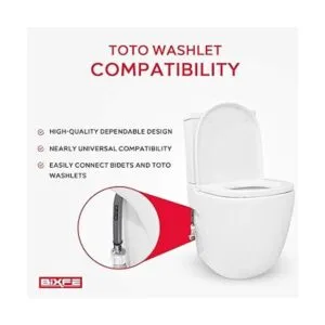 THU9090R Extensión de manguera de 6 pulgadas para TOTO