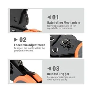 IWISS Herramientas de prensado de trinquete conectores_3