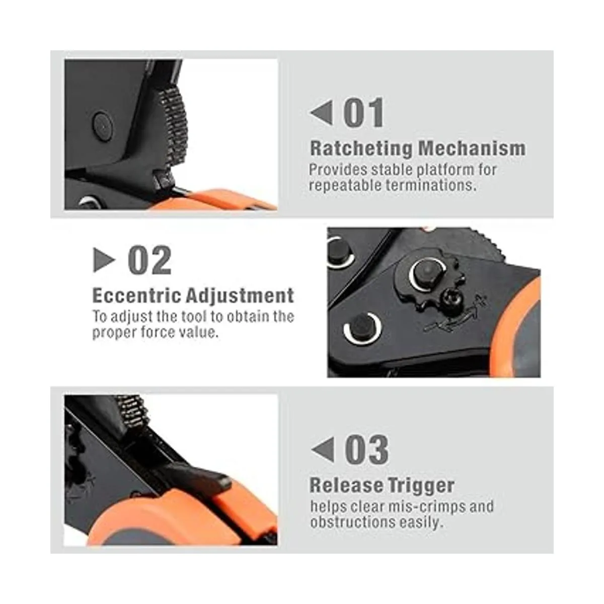 IWISS Herramientas de prensado de trinquete conectores_3