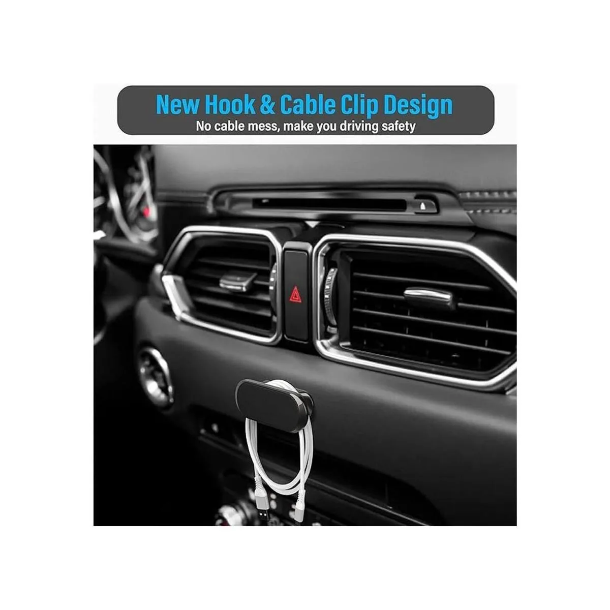 Paquete de 2 soportes magnéticos de aleación de zinc para