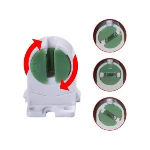 T5 LED Tubo Fluorescente Lámpara Soporte Tombstone