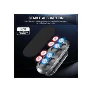 Paquete de 2 soportes magnéticos de aleación de zinc para