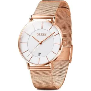 OLEVS Reloj para mujer reloj de vestir ultrafino de cara_1