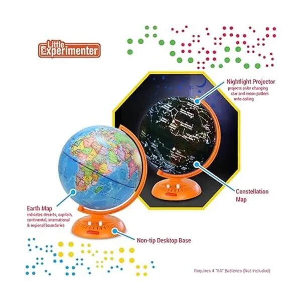 Little Experimenter Globo para niños globo mundial 3 en 1_3