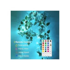 16 luces de hadas multicolor cambiantes alimentadas por