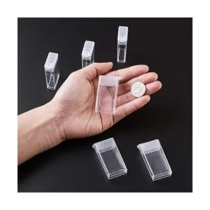 Fashewelry 100 recipientes de plástico con cuentas de_4