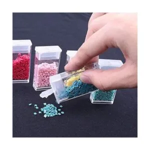 Fashewelry 100 recipientes de plástico con cuentas de_5