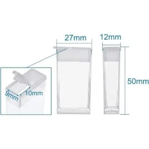 Fashewelry 100 recipientes de plástico con cuentas de_3