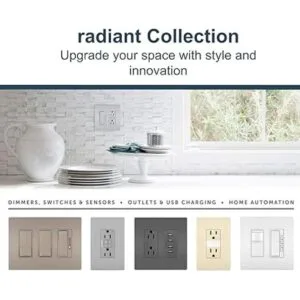 Legrand Salida de pared decorativa radiante de 15_6