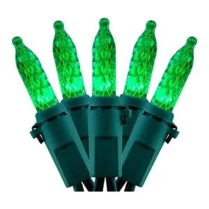 Luces LED de Navidad facetadas verdes de 200 unidades 2_1