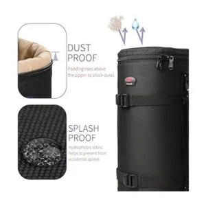 Bolsa para lente para lente de cámara DSLR compatible con_4