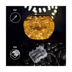 Tira de luces LED que funciona con pilas cadena de luces_2