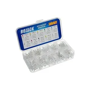 BOJACK Paquete de 10 colores de 200 piezas de luces LED de_2