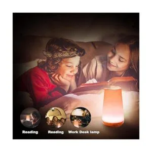 ROYFACC Lámpara LED de noche táctil lámpara de mesa de