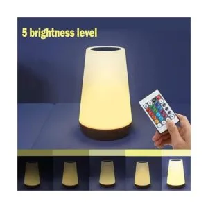 ROYFACC Lámpara LED de noche táctil lámpara de mesa de