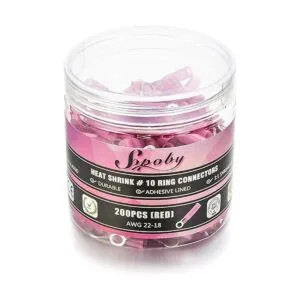Sopoby 200 conectores de anillo termorretráctil color