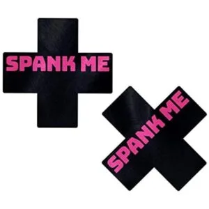 Pastease Pezple Cover Pasties Plus X Cruz negra líquida_1