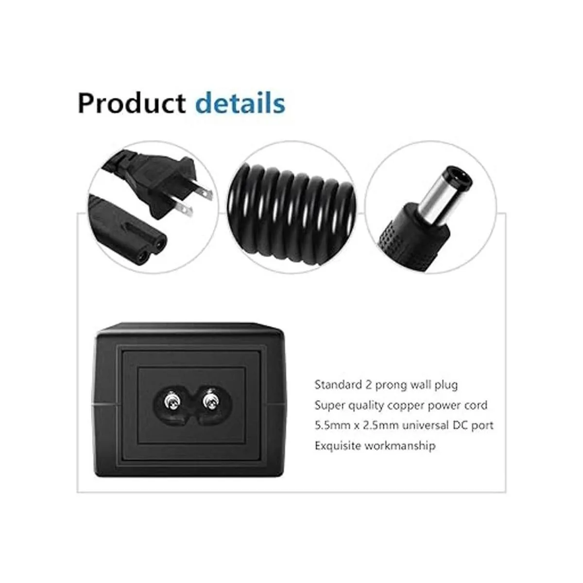 SHNITPWR Adaptador de fuente de alimentación CC de 24 V 3_4