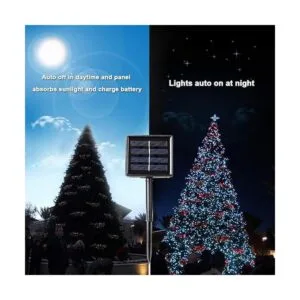 Toodour Luces solares de Navidad paquete de 2 unidades_6