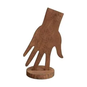 MOOCA Juego de 6 piezas de madera con forma de mano para_3