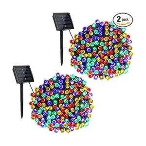 Toodour Luces solares de Navidad paquete de 2 unidades_1