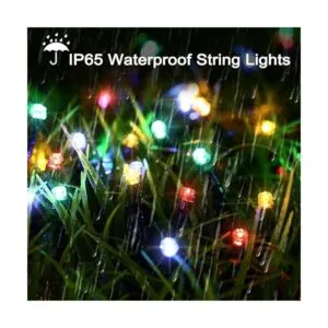 Toodour Luces solares de Navidad paquete de 2 unidades_5